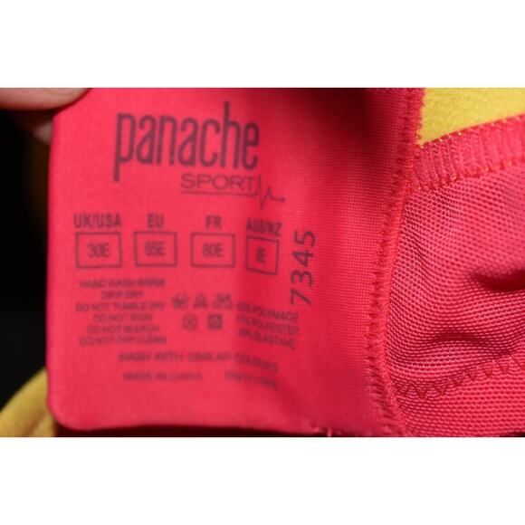 PANACHE NEW $78 Pink Multi-Color Sports Vest Tank Optional Racerback Size 30E - Picture 6 of 6